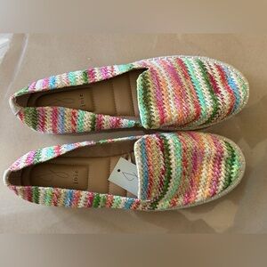 Colorful Woven Espadrilles